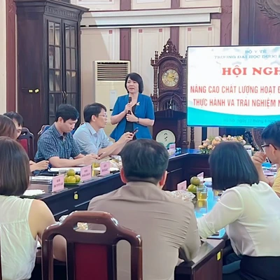 Hội nghị Nâng cao chất lượng hoạt động đào tạo thực hành và trải nghiệm nghề nghiệp - Trường Đại học Dược Hà Nội